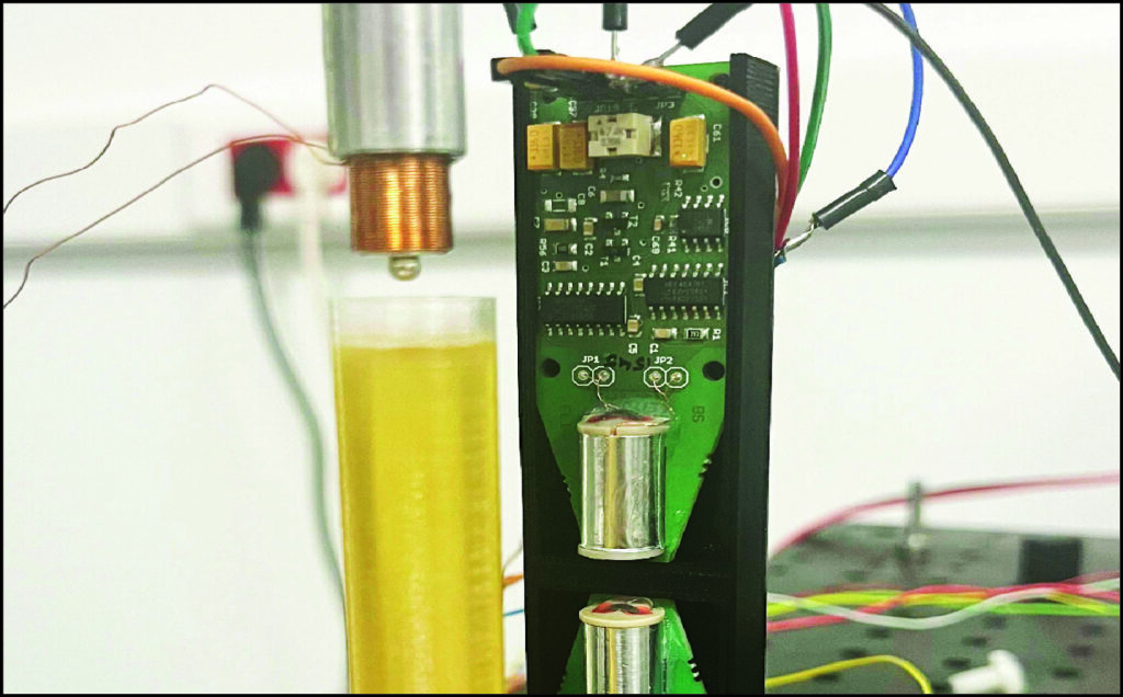 A magnetic falling-sphere viscometer